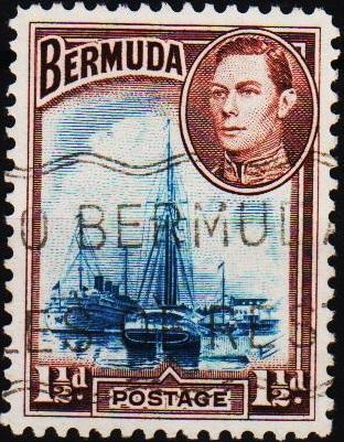 Bermuda. 1938  1 1/2d  S.G.111b  Fine Used