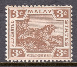 Malaya - Scott #55 - MH - Toning - SCV $3.00