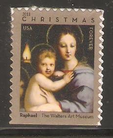 #4570 Christmas (Raphael) Single Mint NH