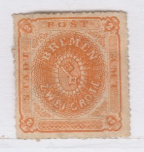 German States BREMEN 1863 2gr Roulette MNG Scott $5,500 A28P37F29485-