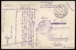 Austria WWI Navy Pola Marine Hospital KuK Marinespital Kommando Feldpost G64031