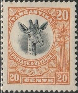 Tanganyika, #15 Mint Hinged From 1912-25