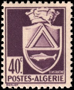 Algeria #138  MNH - 40c Arms of Constantine (1943)