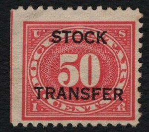 #RD9 50c Stock Transfer, Used [22] **ANY 5=FREE SHIPPING**