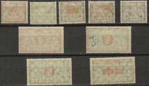 Danzig 117-125 + 126 Mint Hinged (417483-99)