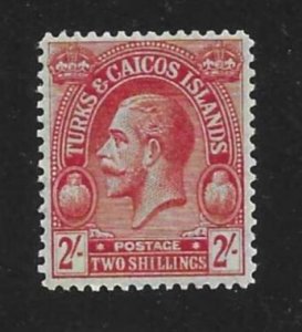 Turks and Caicos islands 1922-26 King George V Sc 55 MNH A3578