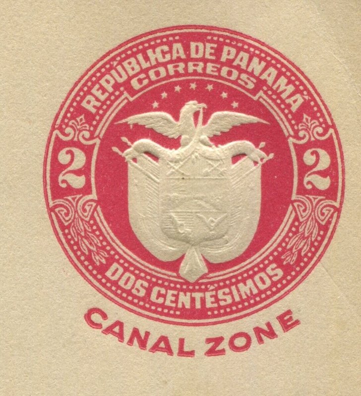 Canal Zone U5 Arms of Panama Type II 