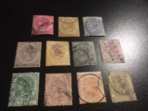 Straits Settlements sc 41,44,45,48,50-52,54-57 u wmk 2