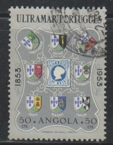 Angola,  50c Arms (SC# 382) USED