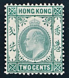 HONG KONG 87 MINT LH KING EDWARD.