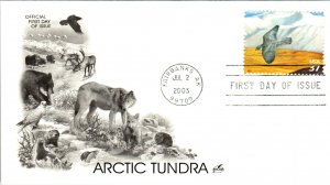 US 3802a-3802j Arctic Tundra Artcraft Set of Ten U/A FDC