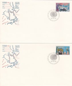 Canada # 1104-1107, Exploration of Canada, First Day Covers