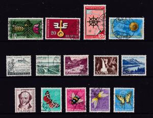 Switzerland a small used lot from about 1950's