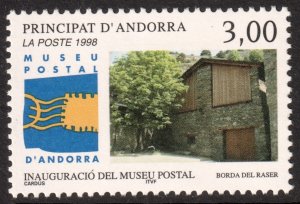 Andorra (French) #502  MNH - Postal Museum (1998)