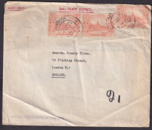 BURMA 1959 Typed 2nd class airmail cover with - 26312