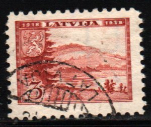 Latvia #200   used