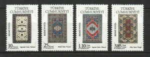 Turkey 2013 MNH Official Stamps Scott O303-306 Carpets