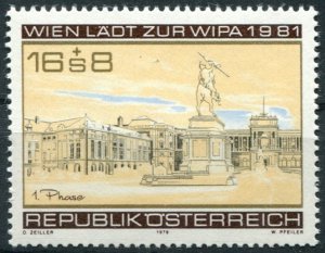 Austria Sc#B343 MNH, 16s+8s multi, Stamp Exhibition WIPA 1981 (1979)