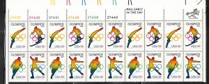 US#1695-1698a 13c Olympics  Plate Block of 20 (MNH) CV $8.75