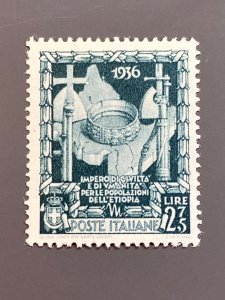 Italy 408 F-VF+ MH. Scott $ 27.50