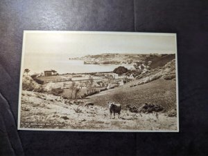 1943 England Channel Islands Postcard First Day Cover FDC to St Helier Jersey CI