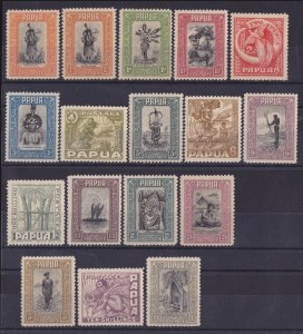 PAPUA 1932 Pictorial set ½d - £1 MNH **  