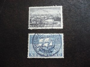 Stamps - Netherlands - Scott# 202-203 - Used Set of 2 Stamps