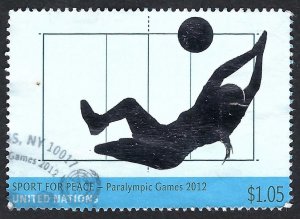 United Nations #1050 $1.05 Sport for Peace (2012). Used.