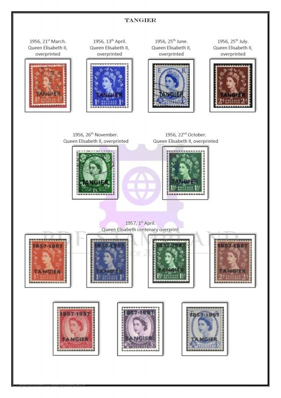 British Colonies and  Territories 1859-1966 PDF(DIGITAL) STAMP ALBUM PAGES