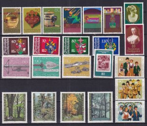 1980 - LIECHTENSTEIN - Complete year - SC# 681-703 - MNH**