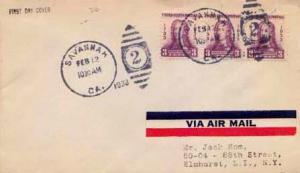 United States, Airmail, Georgia