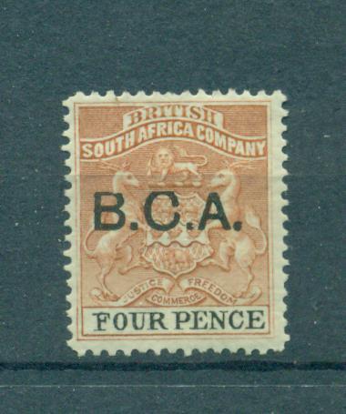 British Central Africa sc# 3 mh cat value $12.00