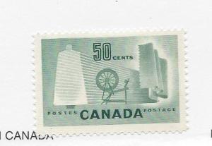 Canada, 334, Textiles Single, Hinged