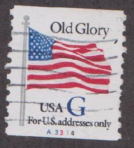 US #2890 Old Glory Used PNC Single plate #A3314