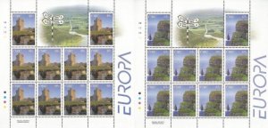 Ireland Irland Irlande 2004 Europa CEPT Visit to ... set of 2 sheetlets MNH