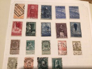 Belgium mounted mint and used stamps A10100