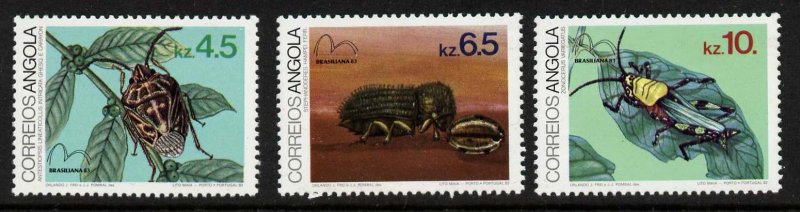 Angola 666-8 MNH Insects