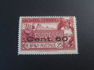 San Marino 1923 Sc E3 set MH