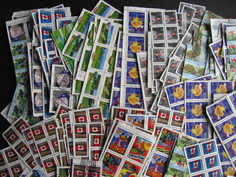 CANADA wholesale 240 used mid 1990s blocks of 4 or more, what a load here!