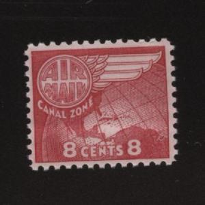 Canal Zone  Sc # C34  8c Globe & Wing     MNH    SCV  $ .75