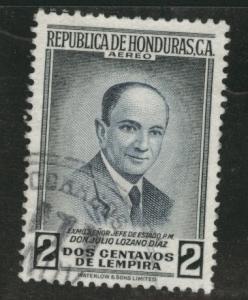 Honduras  Scott C251 Used 1956 President Diaz stamp