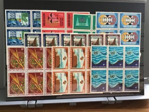 United Nations mint never hinged Blocks of 6   Stamps   R30343