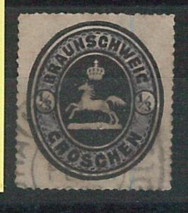 60886 -  GERMANY  Braunschweig - STAMPS:  Michel # 17  USED  - NICE!