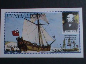 EYNHALLOW-SCOTLAND- CENTENARY OF SIR ROLLAND HILLS  -IMPERF-MNH S/S-VERY FINE