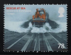 Great Britain 2008 MNH Sc 2562 78p Tenby Rescue at Sea Ships