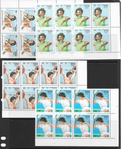 Benin 734-40 MNH cpl. set vf x 8, 2020 CV $58.40