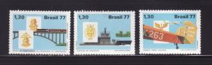 Brazil 1541-1543 Set MNH Transportation