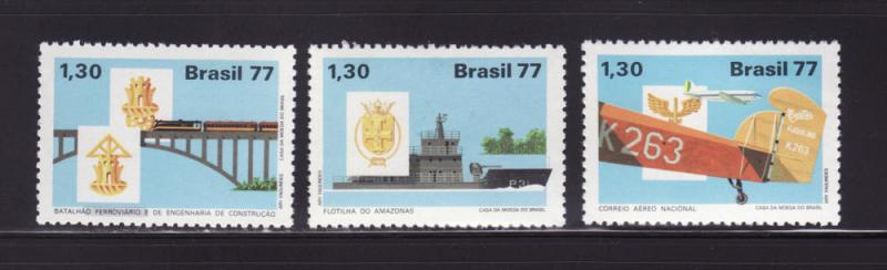 Brazil 1541-1543 Set MNH Transportation