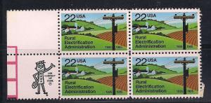 US Zip Blk Sc# 2144 Rural Electrification MNH LL