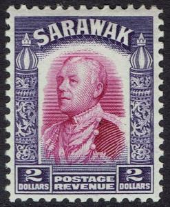 SARAWAK 1934 RAJA VYNER BROOKE $2 